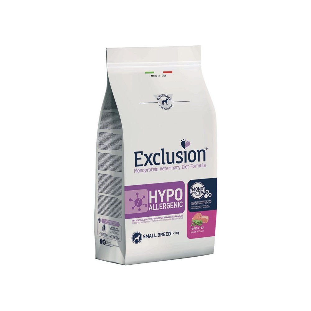 HYPOALLERGENIC ADULT SMALL MAIALE E PISELLI EXCLUSION