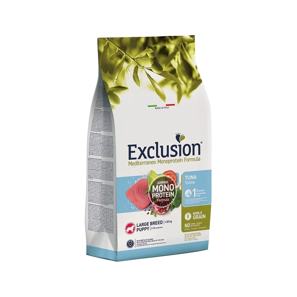 PUPPY LARGE TONNO 12KG EXCLUSION