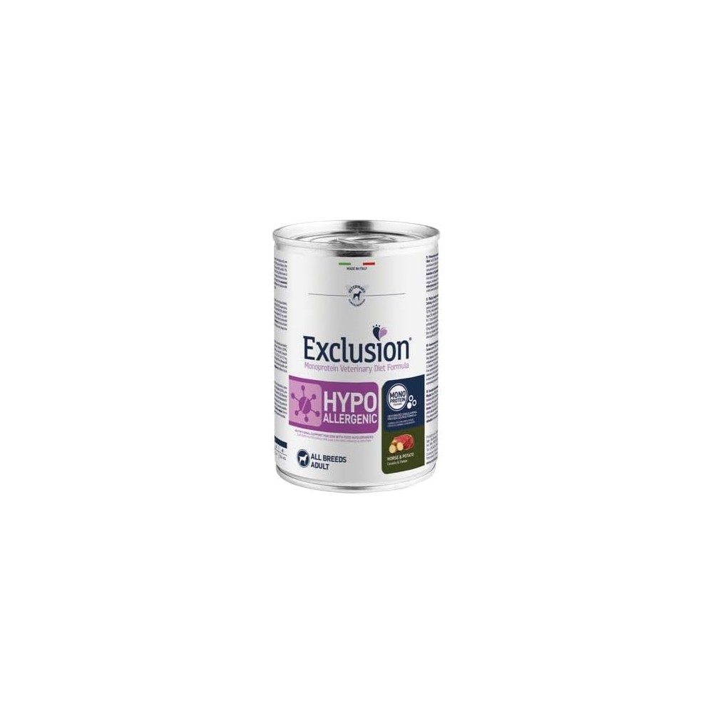 EXCLUSION HYPOALLERGENIC CAVALLO E PATATE 400g