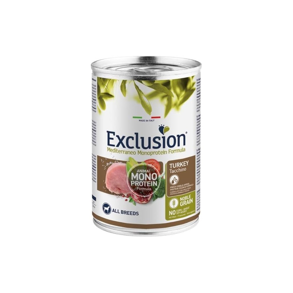 EXCLUSION ADULT MONOPROTEIN TACCHINO 400g