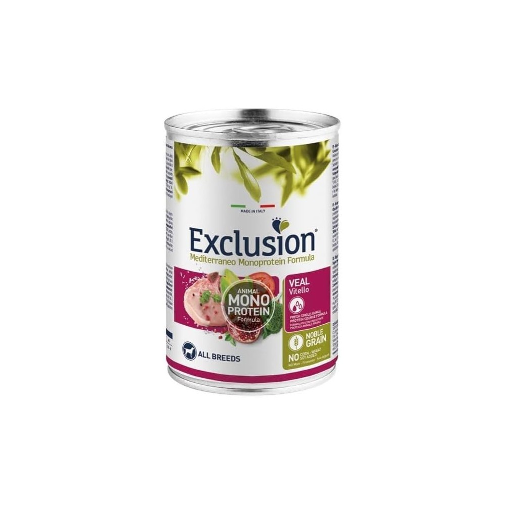 EXCLUSION ADULT MONOPROTEIN VITELLO 400G