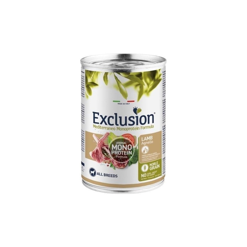 EXCLUSION ADULT MONOPROTEIN AGNELLO 400g