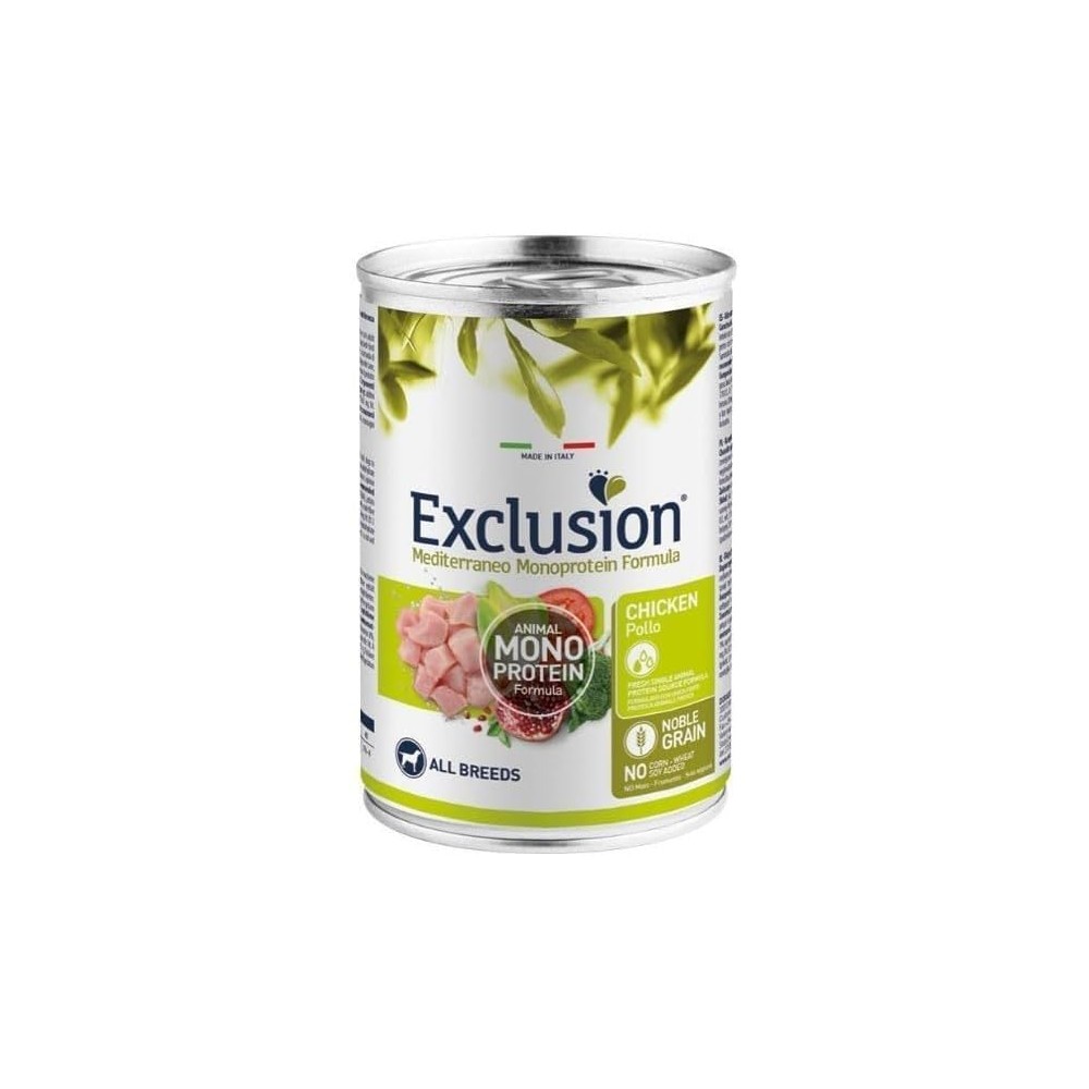 EXCLUSION ADULT MONOPROTEIN POLLO 400g