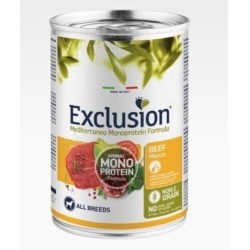 EXCLUSION ADULT MONOPROTEIN MANZO 400g