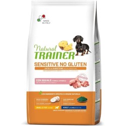 NATURAL TRAINER SENSITIVE NO GLUTEN ADULT SMALL MAIALE 2KG