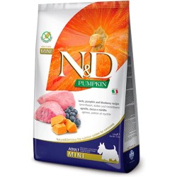 FARMINA N&D ADULT MINI PUMPKIN AGNELLO ZUCCA E MIRTILLO 2,5KG