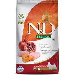 FARMINA N&D ADULT MINI PUMPKIN POLLO ZUCCA E MELOGRANO 2,5KG