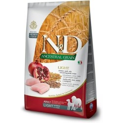 FARMINA N&D ADULT MEDIUM MAXI ANCESTRAL LIGHT POLLO FARRO AVENA E MELOGRANO