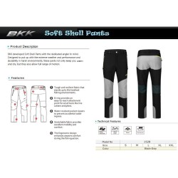 SQUALL SOFT SHELL PANTS BKK