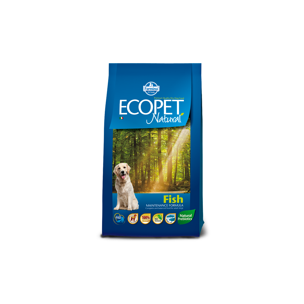 ECOPET ADULT MEDIUM PESCE FARMINA 12kg
