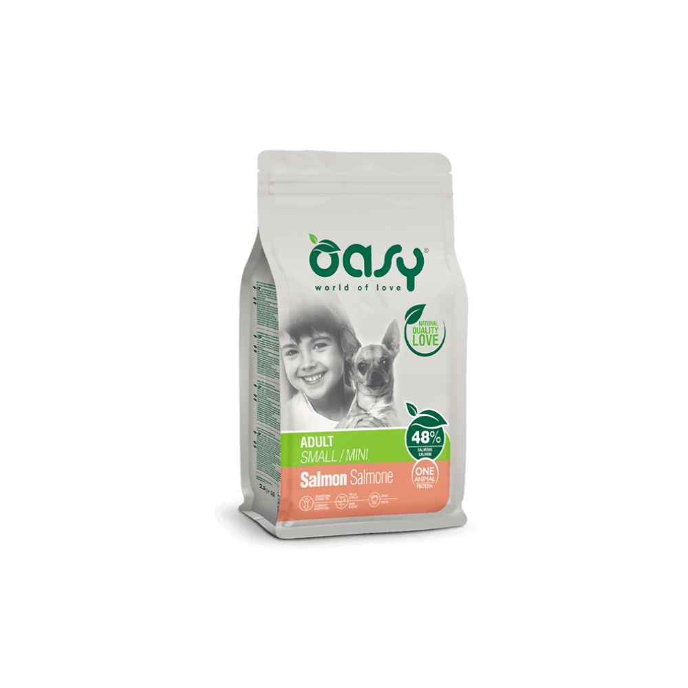 OASY ADULT SMALL/MINI SALMONE 2,5KG MONOPROTEIN
