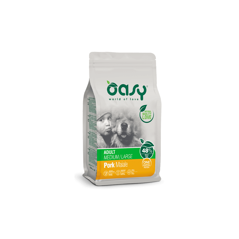 OASY ADULT MEDIUM/LARGE MAIALE MONOPROTEIN
