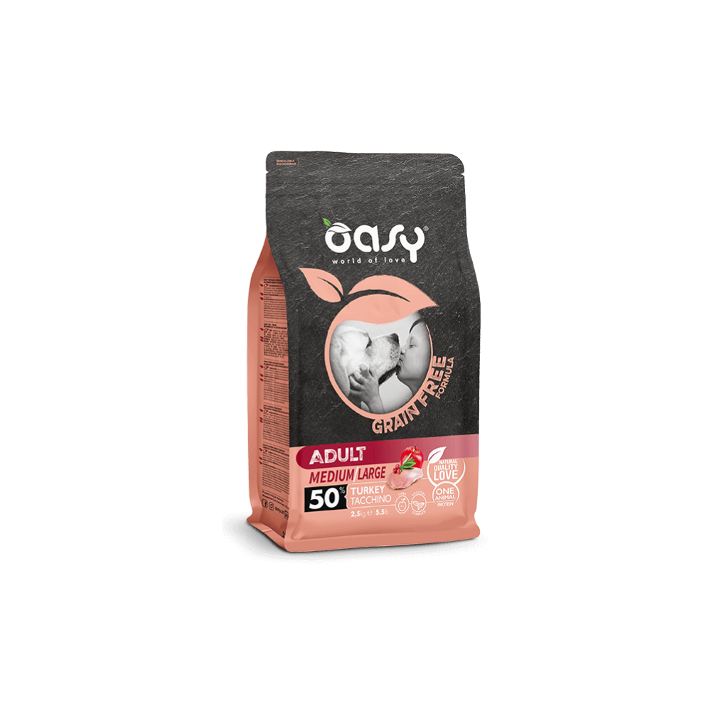 OASY ADULT MEDIUM/LARGE TACCHINO GRAIN FREE