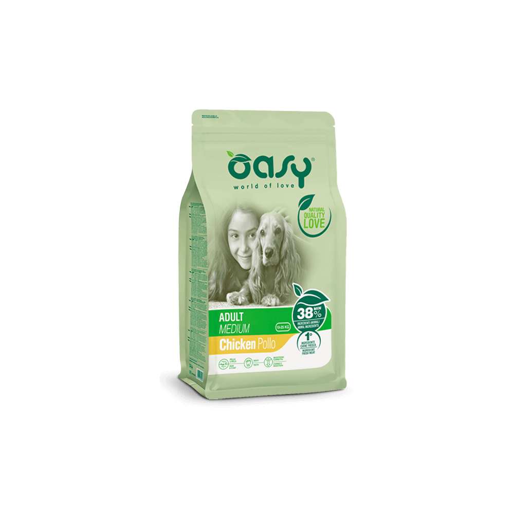 OASY ADULT MEDIUM POLLO 12KG
