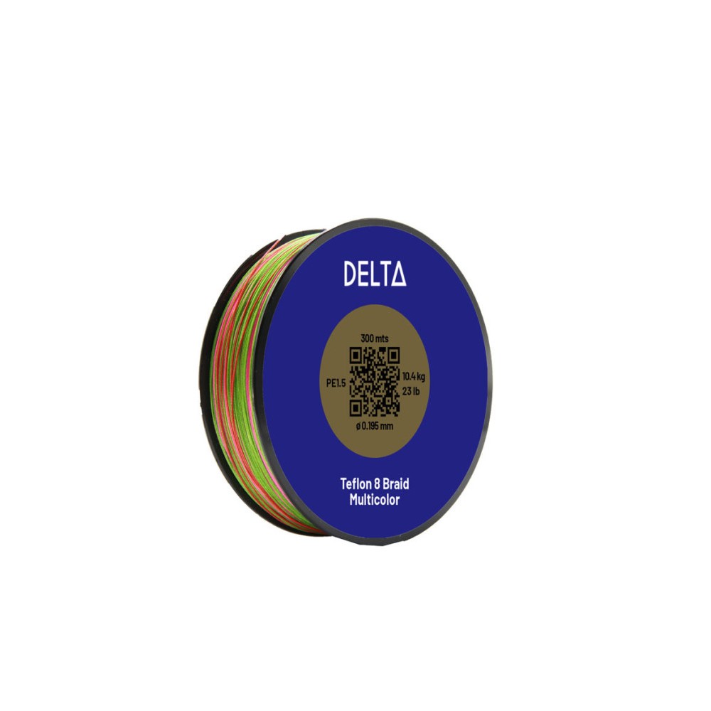AZ TRADING 8 BRAID MULTICOLOR DELTA 300MT