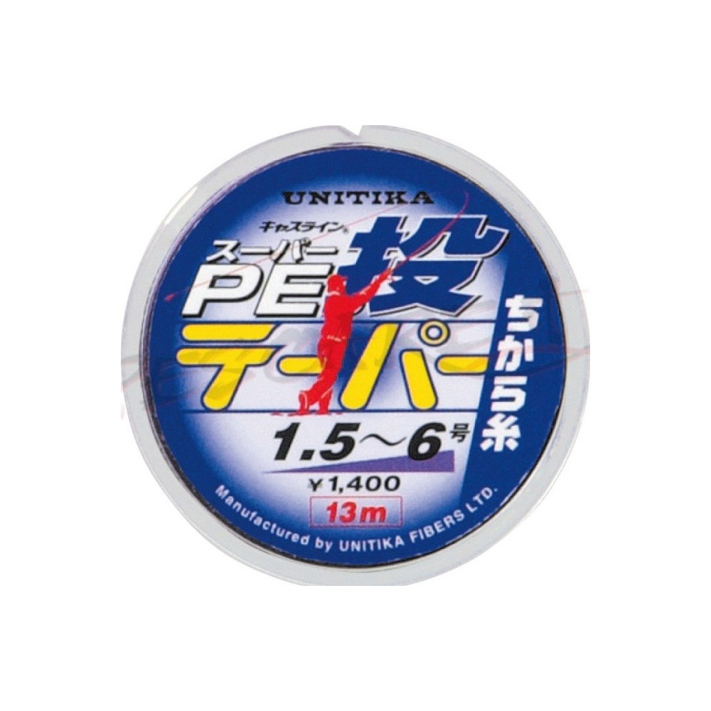 Unitika CAST-LINE SUPER PE NAGE TAPERED 13MT