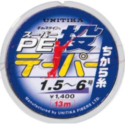 Unitika CAST-LINE SUPER PE NAGE TAPERED 13MT