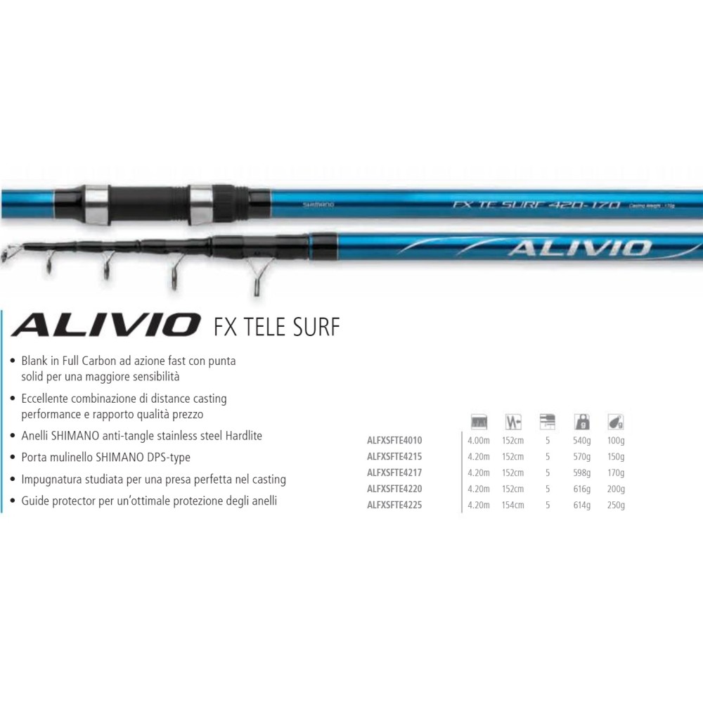 ALIVIO FX TE SURF SHIMANO 4.20M