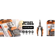 MULTI PLIERS FLAT BLADE 6"...