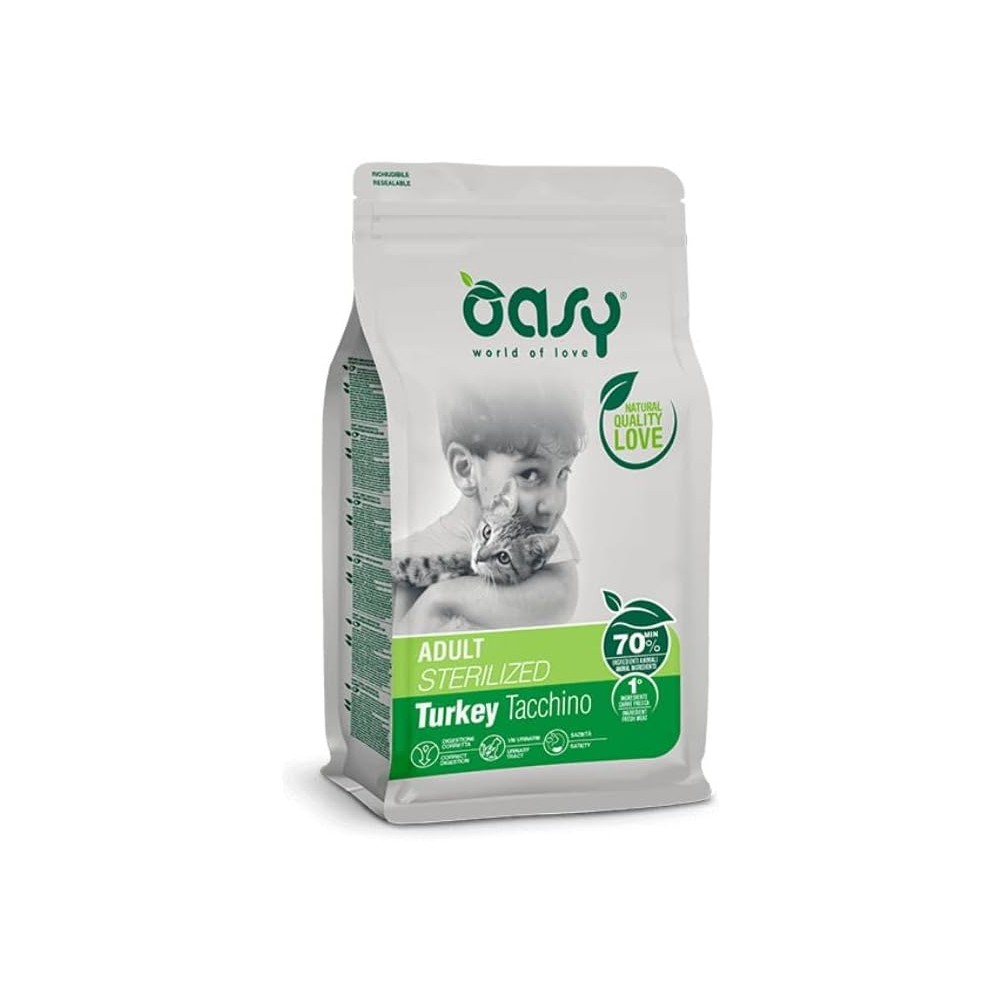 OASY ADULT STERILIZED TACCHINO 1.5kg