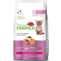 NATURAL TRAINER KITTEN SALMONE 1,5KG