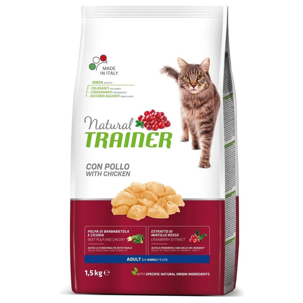 NATURAL TRAINER  CAT ADULT POLLO 1,5KG
