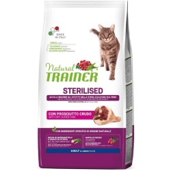 NATURAL TRAINER CAT STERILISED PROSCIUTTO CRUDO 1,5KG