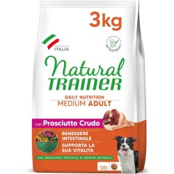 NATURAL TRAINER ADULT MEDIUM PROSCIUTTO CRUDO 3KG