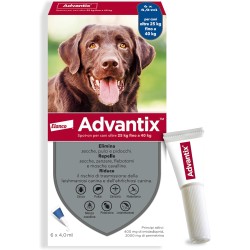 ADAVNTIX FIALETTE PER CANI DA 25KG A 40KG CONFEZIONE DA 6