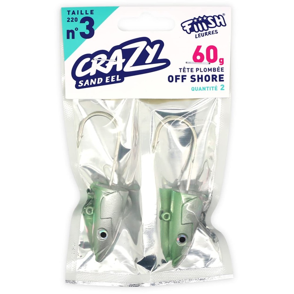 LEAD CRAZY SAND EEL 60GR OFF SHORE FIIISH