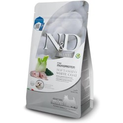 FARMINA N&D WHITE ADULT MINI SPIGOLA, SPIRULINA E FINOCCHIO  2KG