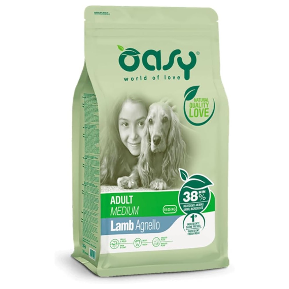 OASY ADULT MEDIUM AGNELLO 12KG