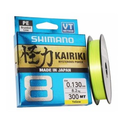 KAIRIKI 8 PE0.6 300MT YELLOW SHIMANO