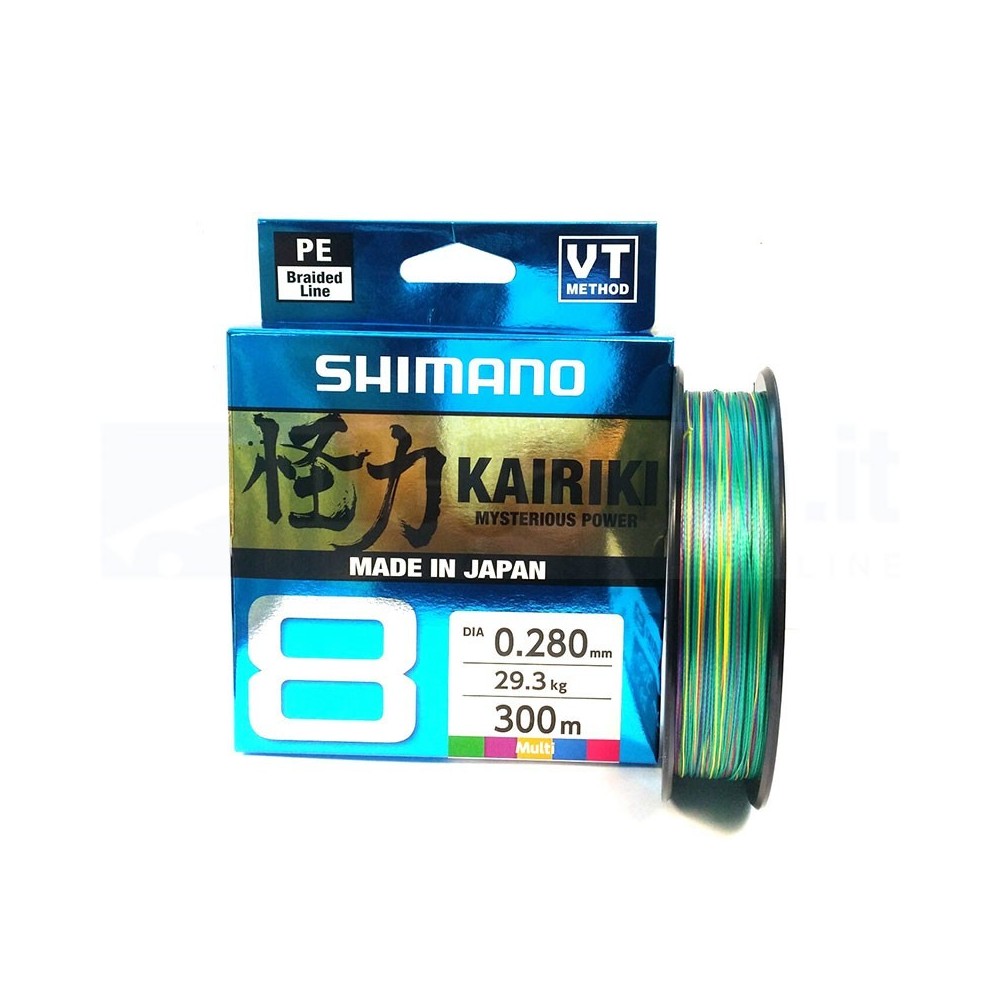 KAIRIKI 8 PE0.6 300MT MULTICOLOR SHIMANO