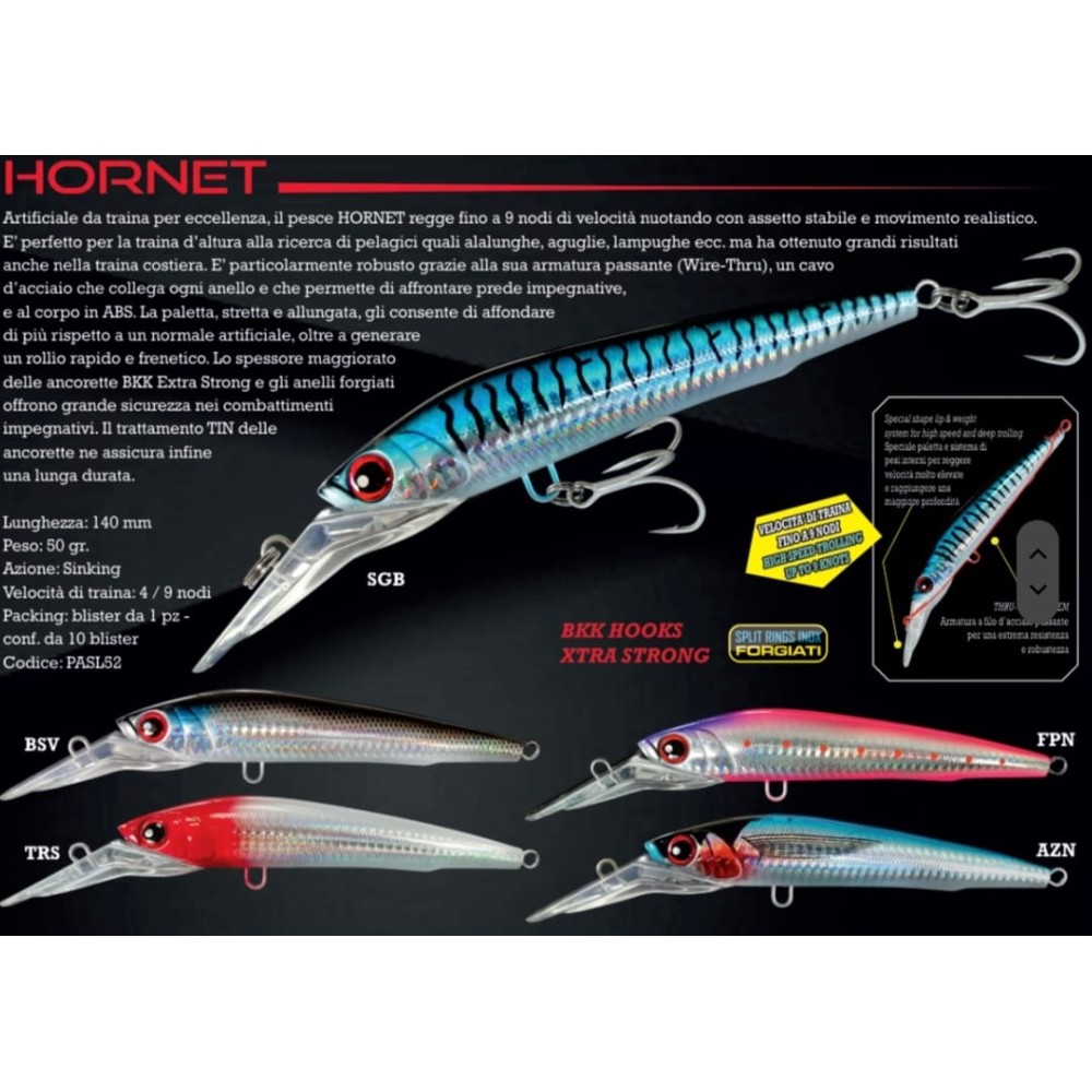 HORNET 140MM 50GR AQS