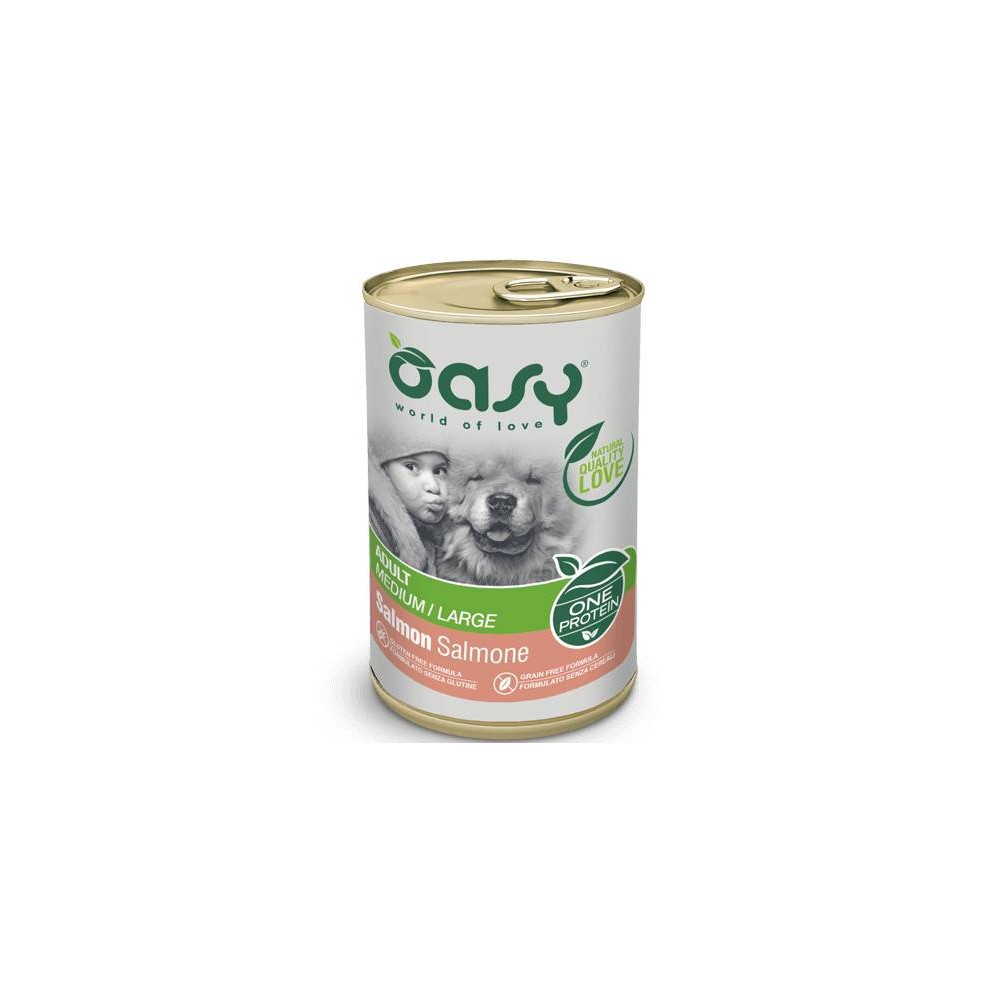 OASY ONE PROTEIN ADULT MEDIUM SALMONE 400G