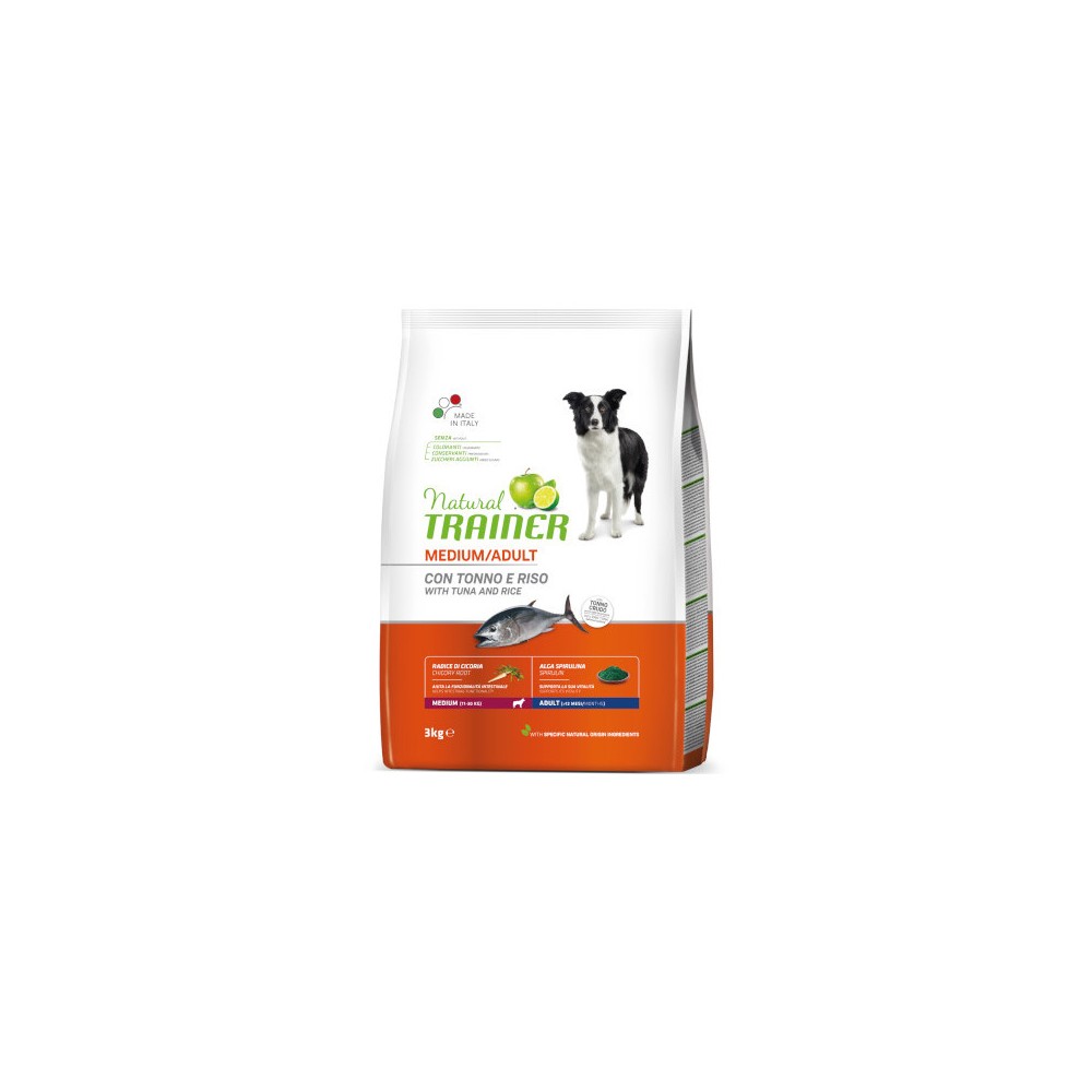 NATURAL TRAINER ADULT MEDIUM TONNO 3KG