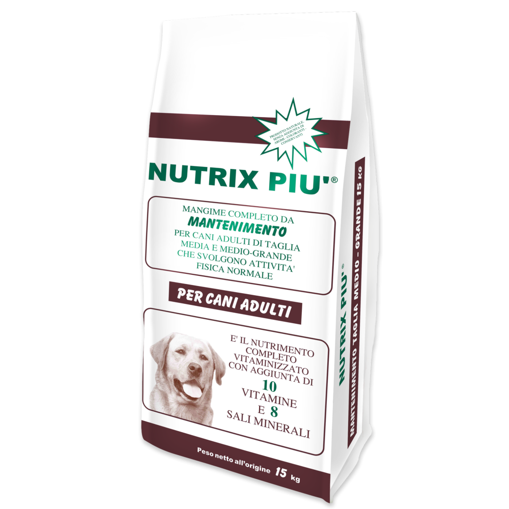 NUTRIX PIU' ADULT MEDIUM/LARGE MANTENIMENTO 15KG