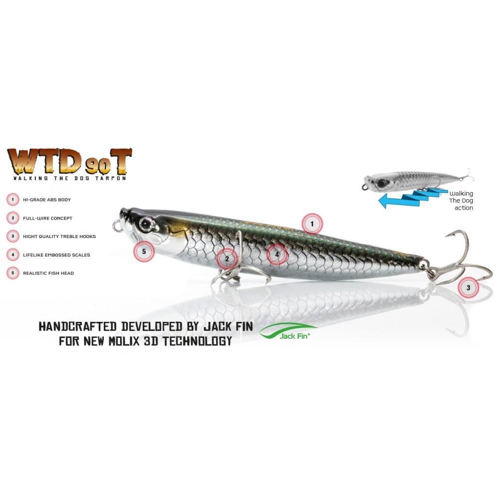WTD 90 T 10GR MOLIX by JACK-FIN