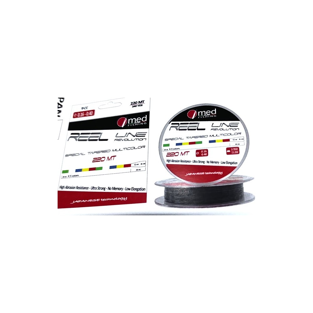 REEL LINE REVOLUTION SPECIAL TAPERED MULTICOLOR MED