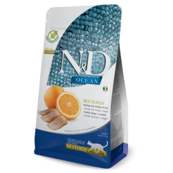 N&D FARMINA GATTO STERILIZZATO OCEAN ARINGA E ARANCIA 5KG