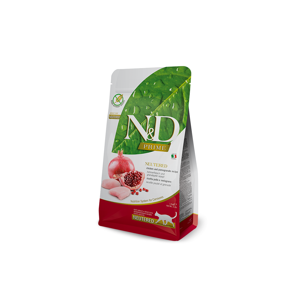 N&D FARMINA GATTO STERILIZZATO PRIME POLLO E MELOGRANO 5KG