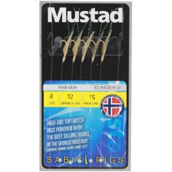 SABIKI RIGS FISH SKIN MUSTAD