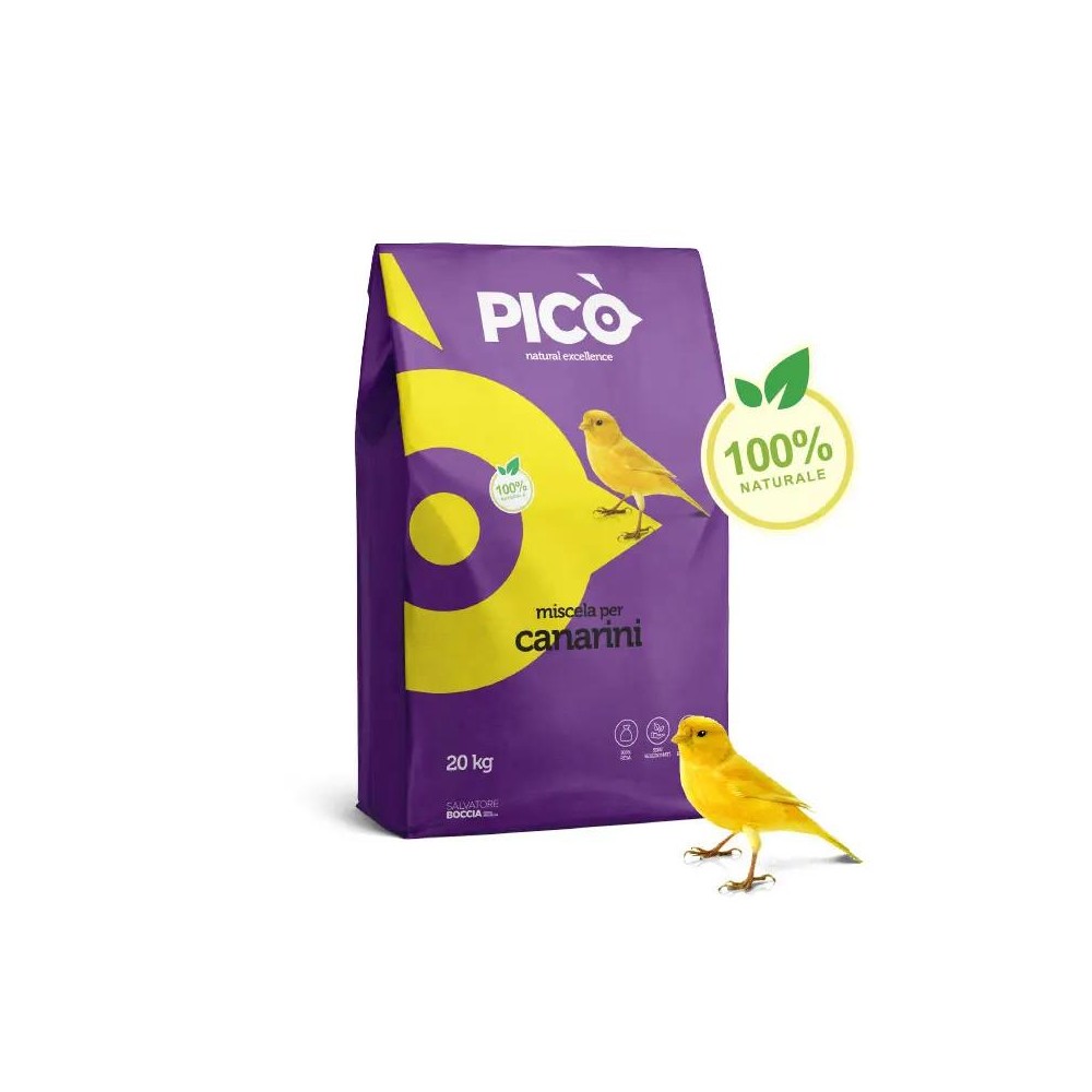 MISCELA CANARINI CON PERILLA 20KG PICO'