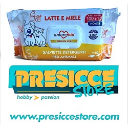 AMORE MIO - SALVIETTINE DETERGENTI MAXI FORMATO 100+10 LATTE E MIELE