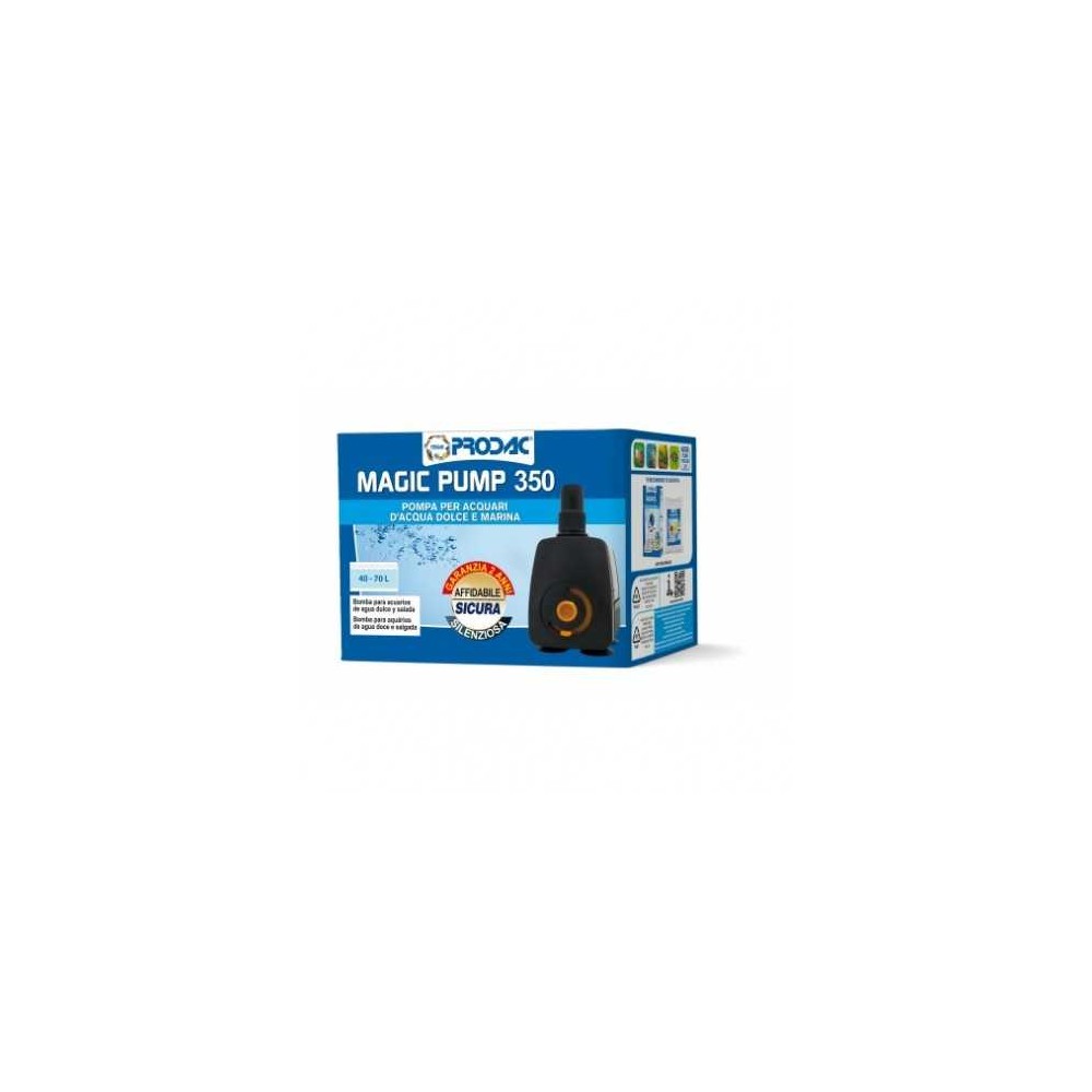 PRODAC MAGIC PUMP 350 - POMPA REGOLABILE PER ACQUA DOLCE E MARINA
