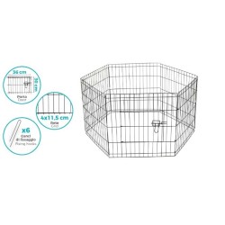 LOEPET - RECINTO IN METALLO 61x61cm