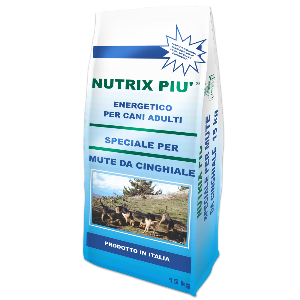 NUTRIX PIU' - MUTE DA CINGHIALE 15KG