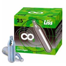 CARTRIDGES 12GR CO2 LISS