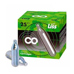 CARTRIDGES 12GR CO2 LISS
